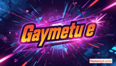 Gaymetu E logo showcasing vibrant colors and futuristic design, representing identity expression in gaming.