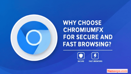 Why choose ChromiumFX for secure and fast browsing? Featuring the ChromiumFX logo with security and speed icons.