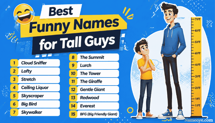 Best Funny Names for Tall Guys