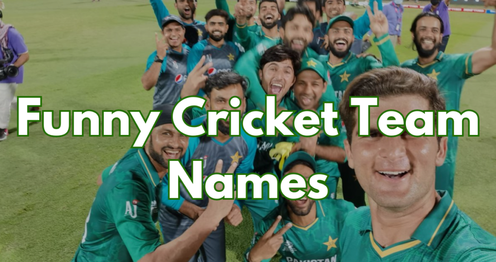 1050+ Funny Cricket Team Names [500+ Out of the Park Ideas] 2024