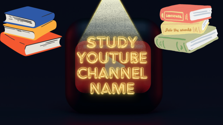 Trending Study YouTube Channel Name