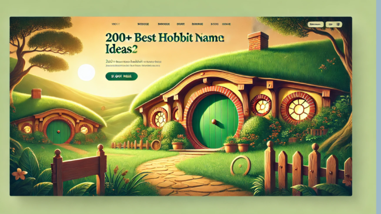 200+ Top Best Hobbit Name Ideas (2025)