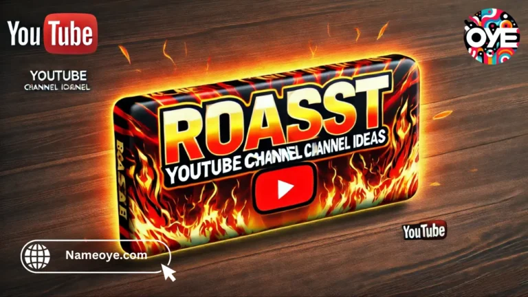 900+ Roast YouTube Channel Name Ideas 2025