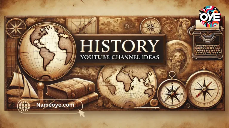 900+ History YouTube Channel Name Ideas 2025