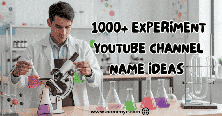 1000+ Experiment YouTube Channel Name Ideas 1000+ Experiment YouTube Channel Name Ideas