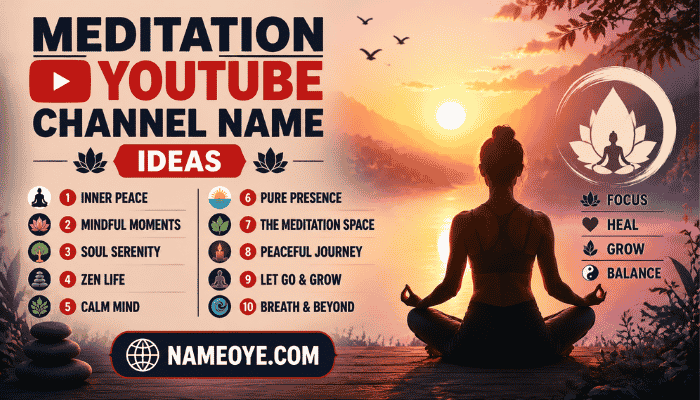 600+ Best Meditation YouTube Channel Name Ideas Best Meditation YouTube Channel Name Ideas