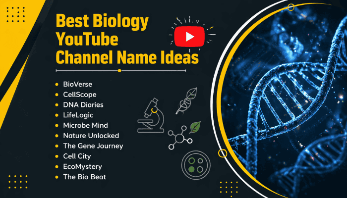 Best Biology YouTube Channel Name Ideas