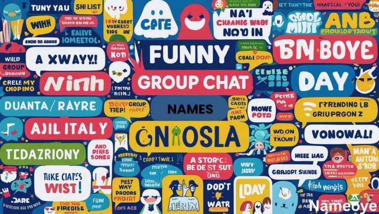 funny group chat names