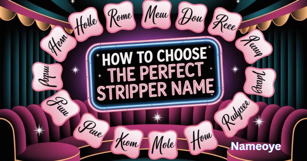 How to Choose the Perfect Stripper Name