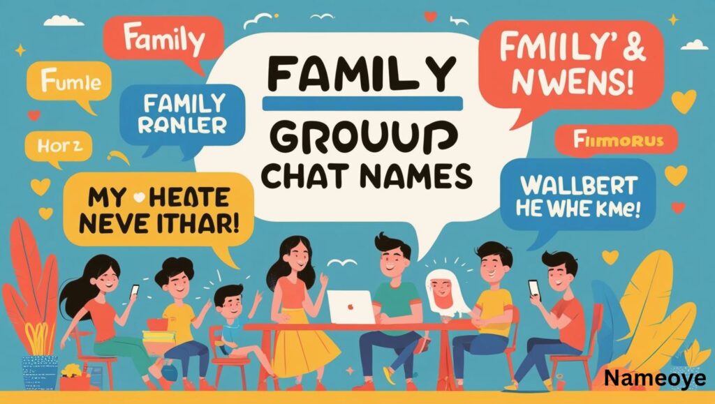 Funny Family Group Chat Names