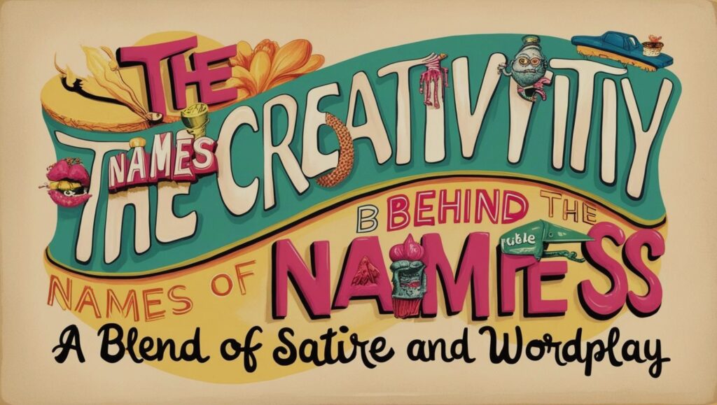 The Creativity Behind the Names: A Blend of Satire and Wordplay