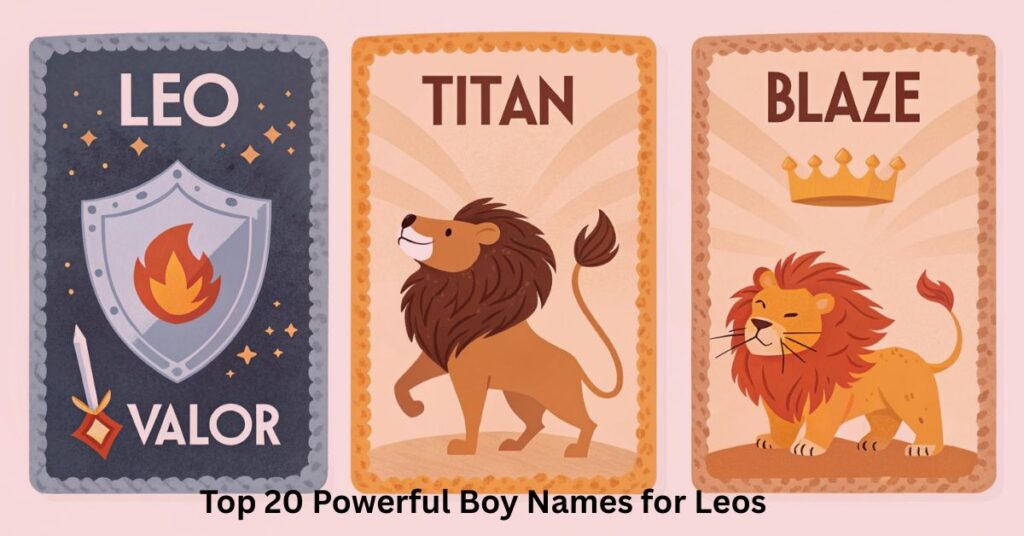 Top 20 Powerful Boy Names for Leos