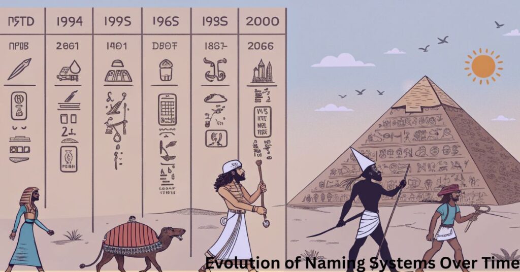 Evolution of Naming Systems Over Time