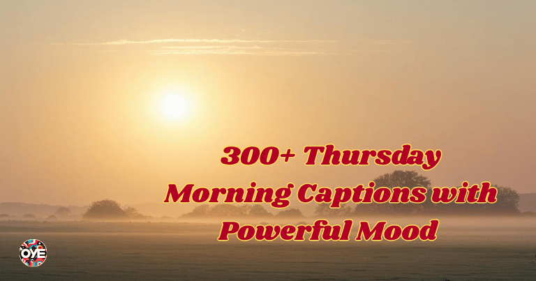 300+ Thursday Morning Captions with Powerful Mood Thursday Morning Captions with Powerful Mood