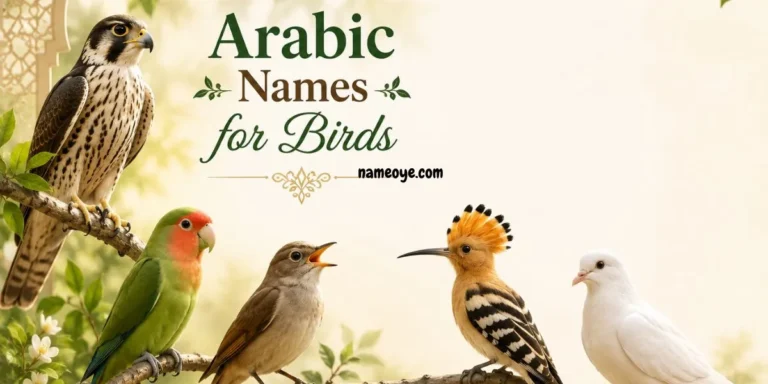 Arabic Names for Birds