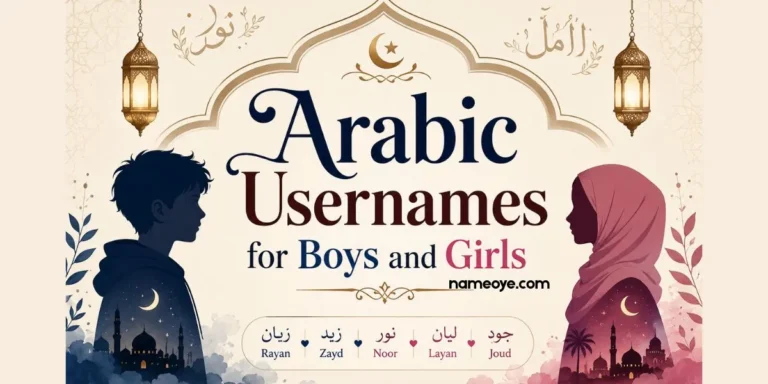 Arabic Usernames for Boys and Girls