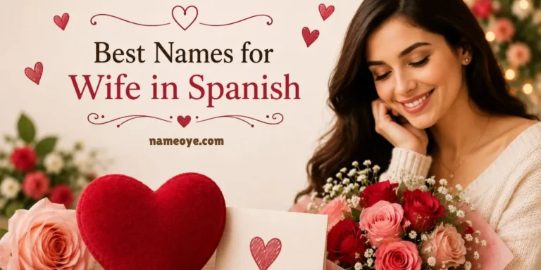 800+ Best Names for Wife in Spanish Best Names for Wife in Spanish